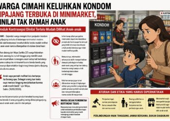 Pajangan Kondom di Kasir Minimarket Tuai Kritik, Warga Cimahi Minta Penataan Ulang Demi Perlindungan Anak