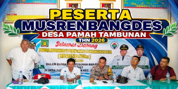 Pemerintah Desa Pamah Tambunan Tetapkan Prioritas Pembangunan 2026, Infrastruktur hingga Air Bersih Jadi Fokus Utama