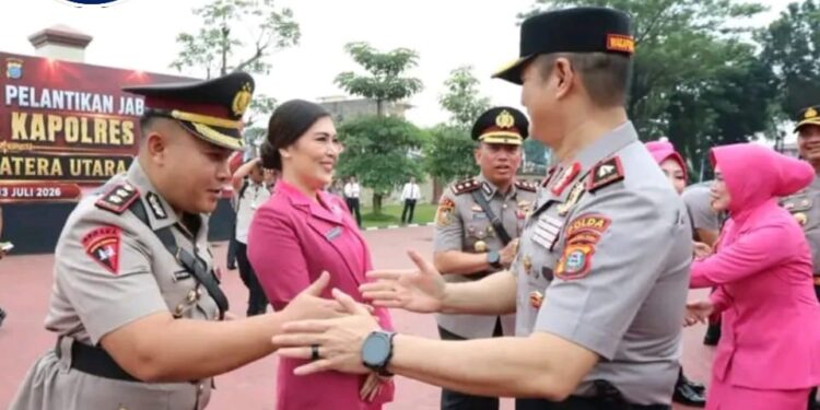 Kapolda Sumut Pimpin Sertijab Kapolres Labusel
